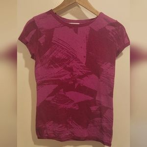 Calvin Klein Short-sleeved Stretch Sweater, XS